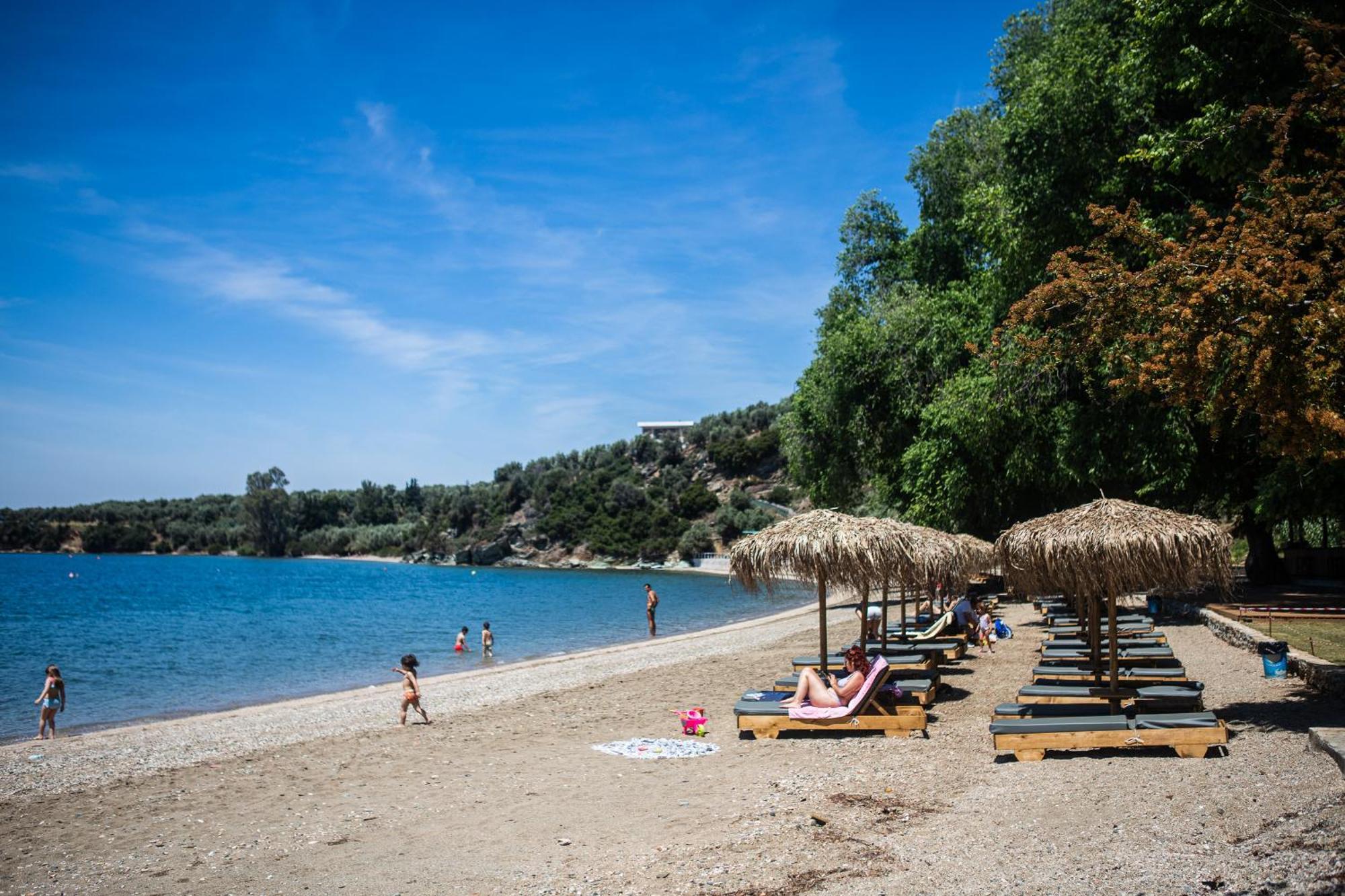 Kalifteri Beach House Afissos Bagian luar foto
